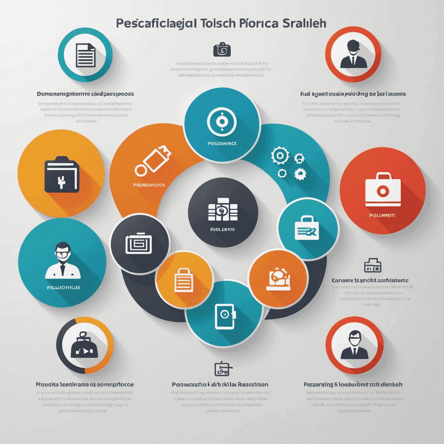 Infografika przedstawiająca 5 ikon reprezentujących najbardziej poszukiwane umiejętności na polskim rynku pracy, takie jak programowanie, analiza danych, komunikacja, zarządzanie projektami i znajomość języków obcych.